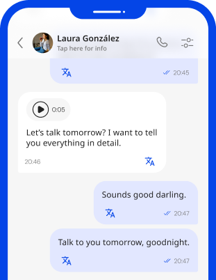 Instant message translation demo